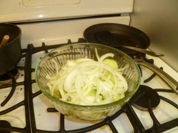 Onions & Cukes In Mixture
