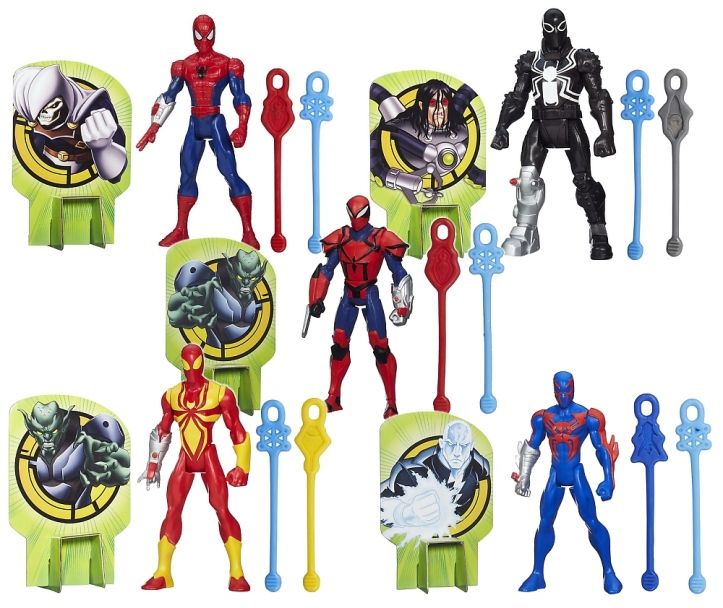 ultimate spider-man web spinners line up